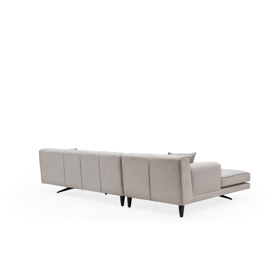 Corner Sofa Jivago Corner Left (Chl-2R) - Beige Beige Corner Sofa Jivago Corner Left (Chl-2R) - Beige Beige