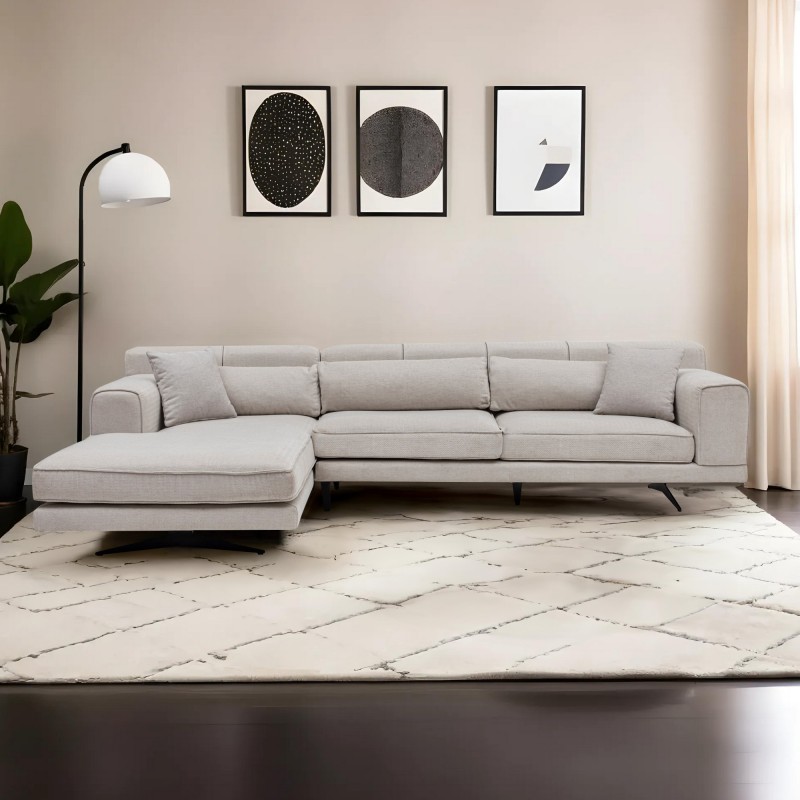 Corner Sofa Jivago Corner Left (Chl-2R) - Beige Beige