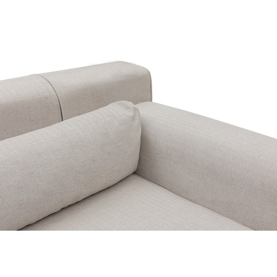 Corner Sofa Jivago Corner Right (L2-Chl) - Beige Beige Corner Sofa Jivago Corner Right (L2-Chl) - Beige Beige
