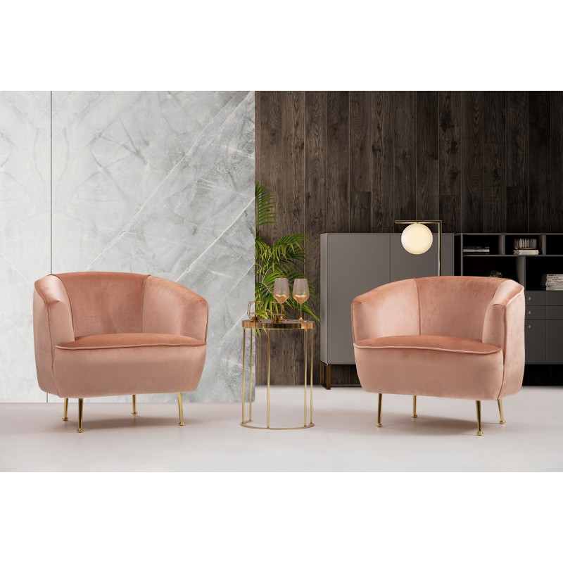 Wing Chair Piccoli (Bony) Pink
