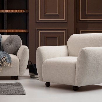 Wing Chair Eddy - Cream Cream