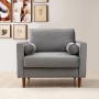Wing Chair Rome - Light Grey Light Grey