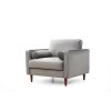 Wing Chair Rome - Light Grey Light Grey