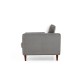 Wing Chair Rome - Light Grey Light Grey Wing Chair Rome - Light Grey Light Grey