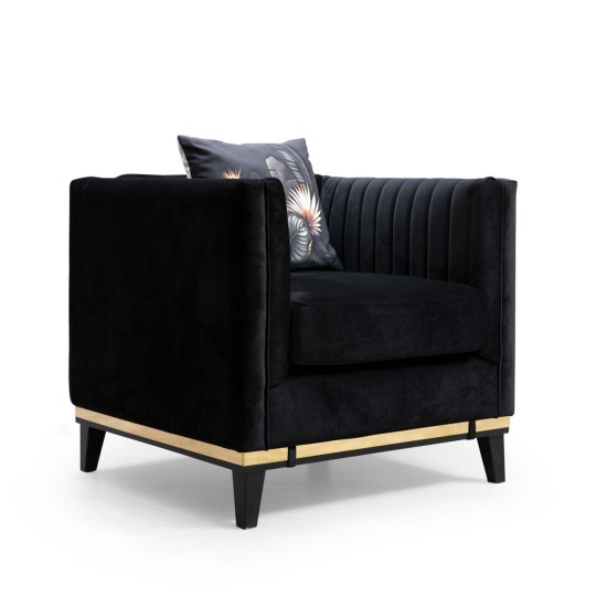 Πολυθρόνα Bellino 83x85x75εκ - Black Πολυθρόνα Bellino 83x85x75εκ - Black