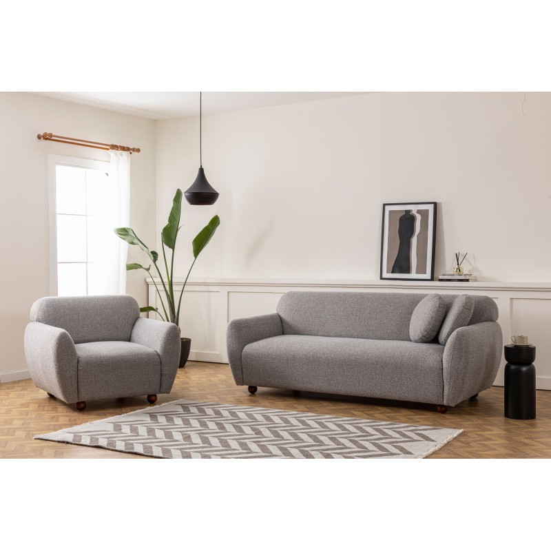 Wing Chair Eddy - Light Grey Light Grey