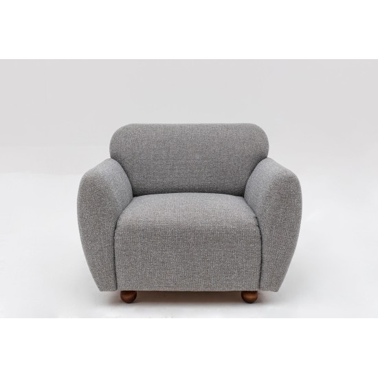 Wing Chair Eddy - Light Grey Light Grey Wing Chair Eddy - Light Grey Light Grey