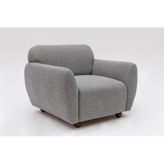 Wing Chair Eddy - Light Grey Light Grey Wing Chair Eddy - Light Grey Light Grey