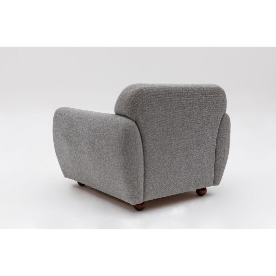 Wing Chair Eddy - Light Grey Light Grey Wing Chair Eddy - Light Grey Light Grey