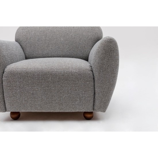 Wing Chair Eddy - Light Grey Light Grey Wing Chair Eddy - Light Grey Light Grey