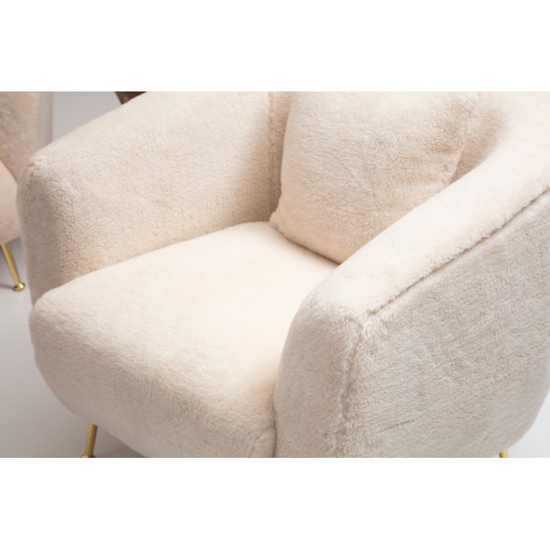 Wing Chair Istiridye - Beige Beige