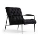 Wing Chair Matilda - Black Black Wing Chair Matilda - Black Black