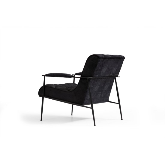 Wing Chair Matilda - Black Black Wing Chair Matilda - Black Black