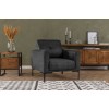 Atelier del Sofa Wing Chair Mustang - Anthracite Anthracite