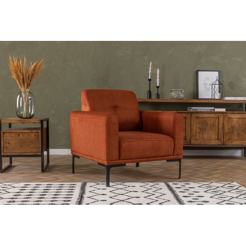 Wing Chair Mustang - Orange Orange