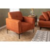Wing Chair Mustang - Orange Orange