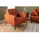 Wing Chair Mustang - Orange Orange Wing Chair Mustang - Orange Orange