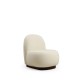 Wing Chair Tina - Bouclet White Bouclet White Atelier del Sofa Wing Chair Tina - Bouclet White Bouclet White