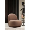 Atelier del Sofa Wing Chair Tina - Cappuccino Cappuccino