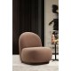 Wing Chair Tina - Cappuccino Cappuccino Atelier del Sofa Wing Chair Tina - Cappuccino Cappuccino
