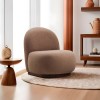 Atelier del Sofa Wing Chair Tina - Cappuccino Cappuccino
