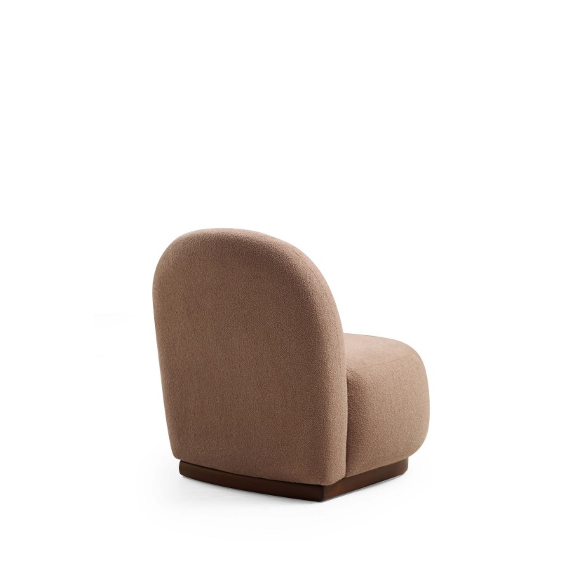 Atelier del Sofa Wing Chair Tina - Cappuccino Cappuccino