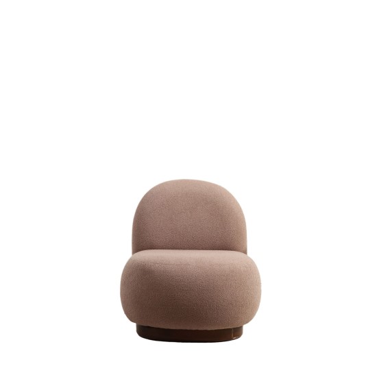 Wing Chair Tina - Cappuccino Cappuccino Atelier del Sofa Wing Chair Tina - Cappuccino Cappuccino