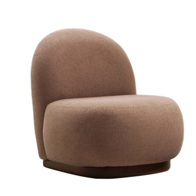 Atelier del Sofa Wing Chair Tina - Cappuccino Cappuccino