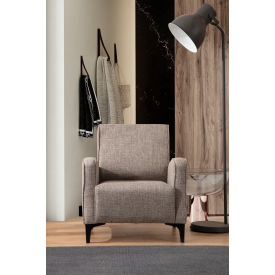 Wing Chair Petra - Fawn Fawn Atelier del Sofa Wing Chair Petra - Fawn Fawn