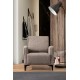 Wing Chair Petra - Fawn Fawn Atelier del Sofa Wing Chair Petra - Fawn Fawn