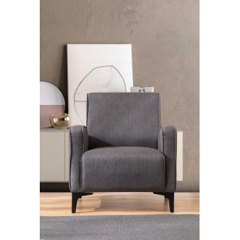 Wing Chair Petra - Anthracite Anthracite