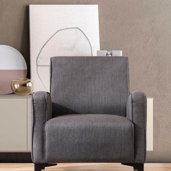Wing Chair Petra - Anthracite Anthracite