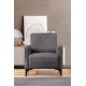 Wing Chair Petra - Anthracite Anthracite