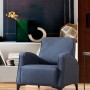 Wing Chair Petra - Blue Blue