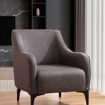 Wing Chair Belissimo - Dark Grey Dark Grey