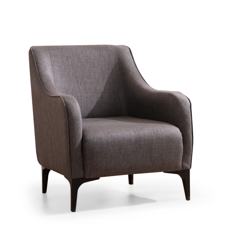Atelier del Sofa Wing Chair Belissimo - Dark Grey Dark Grey