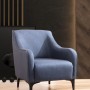 Wing Chair Belissimo - Blue Blue