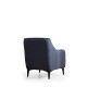 Wing Chair Belissimo - Blue Blue Atelier del Sofa Wing Chair Belissimo - Blue Blue