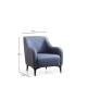 Wing Chair Belissimo - Blue Blue Atelier del Sofa Wing Chair Belissimo - Blue Blue