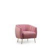 Wing Chair Istiridye - Rose Dusty Rose