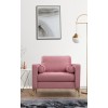Wing Chair Rome - Rose Dusty Rose