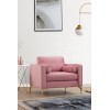 Wing Chair Rome - Rose Dusty Rose