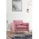 Wing Chair Rome - Rose Dusty Rose Wing Chair Rome - Rose Dusty Rose