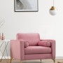 Wing Chair Rome - Rose Dusty Rose