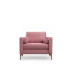 Wing Chair Rome - Rose Dusty Rose