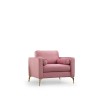Wing Chair Rome - Rose Dusty Rose