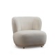 Wing Chair Livorno - White White Atelier del Sofa Wing Chair Livorno - White White