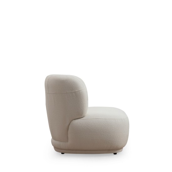 Wing Chair Livorno - White White Atelier del Sofa Wing Chair Livorno - White White