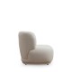 Wing Chair Livorno - White White Atelier del Sofa Wing Chair Livorno - White White