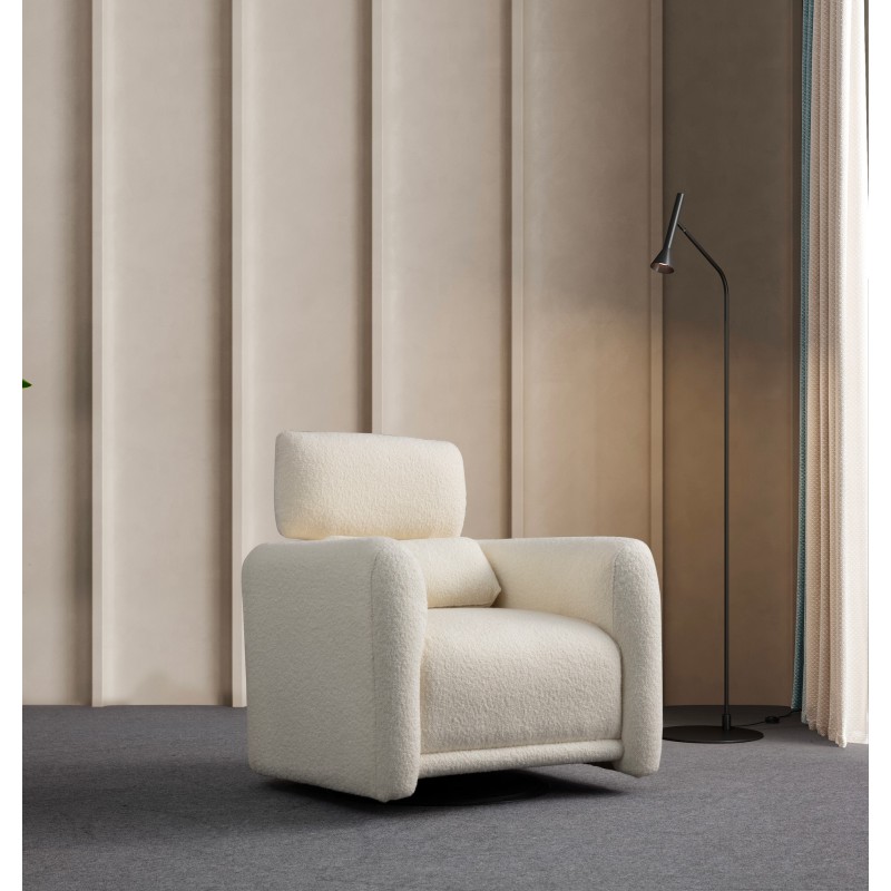 Wing Chair Boston - White White